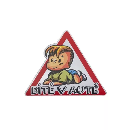 Mágnes gyermek az autóban (kisfiú)