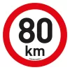 Magnetka omezení rychlosti 80km/h (14 cm)