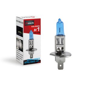   Halogén izzó H1 +50% emelt fényerővel, Fehér  - 55W 12V LONGLIFE - 1db