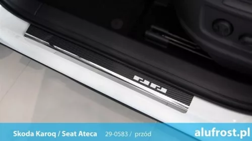 Prahové lišty Seat Ateca 2016- (carbonová fólie)
