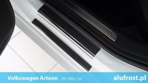 Prahové lišty VW Arteon 2017- (carbonová fólie)