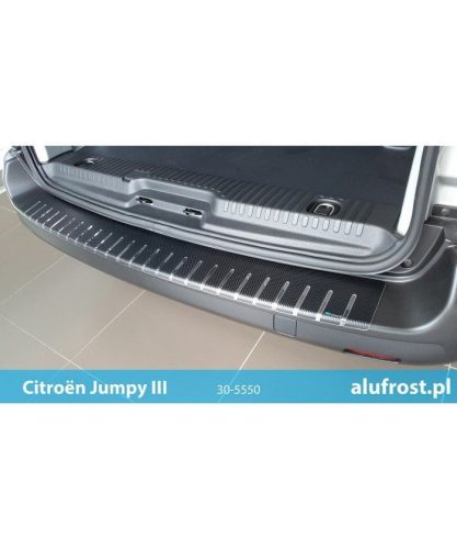 Csomagtér perem védő Opel Zafira Life 2019- (karbon fólia)