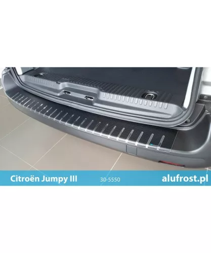 Csomagtér perem védő Citroen Spacetourer 2016- (karbon fólia)