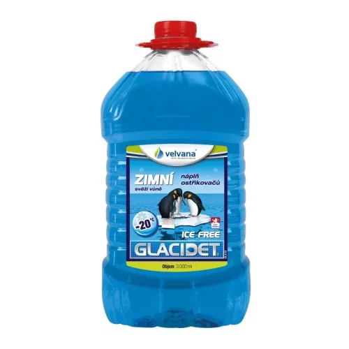 Zimní směs do ostřikovačů VELVANA Glacidet -20°C (3 litry)