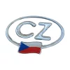 CZ 3D matrica (11x8cm, ezüst)