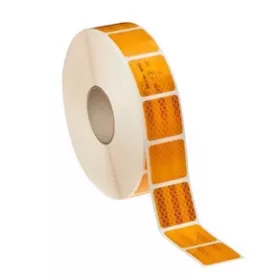   Fényvisszaverő szalag - szakaszos - “E” jeles - sárga - 45mx5cm