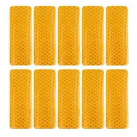   10DB-os Fényvisszaverő csík narancssárga A36138 30cm x 5cm