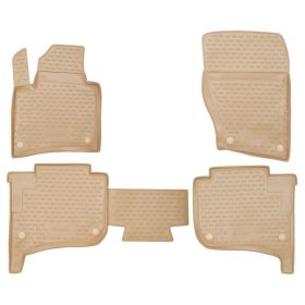   VW Touareg 2010-2018 (bézs) Novline méretpontos gumiszőnyeg szett