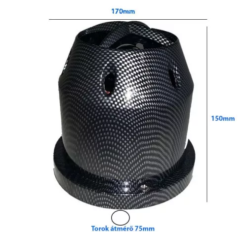 Direkt szűrő / Sport levegőszűrő karbon - LG-MT2503C