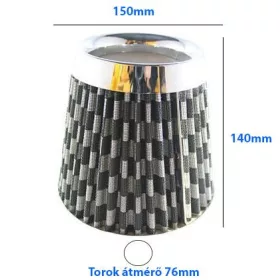 Direkt szűrő / Sport levegőszűrő karbon - LG-MT2507C