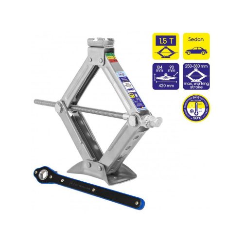 Ollós emelő ALCA 1500kg racsnival