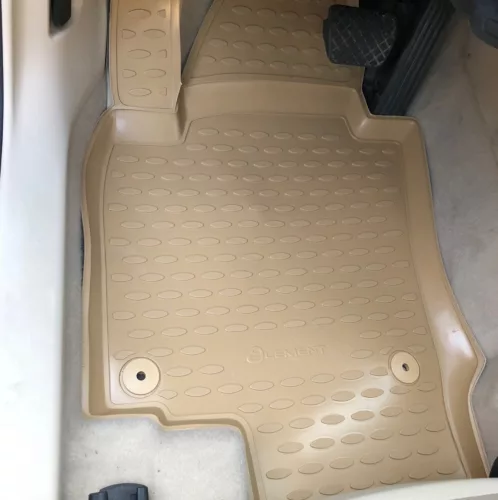 Skoda Octavia II. 2004-2013 (bézs) Novline méretpontos gumiszőnyeg szett