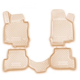   VW Golf V. 2004-2008 (bézs) Novline méretpontos gumiszőnyeg szett