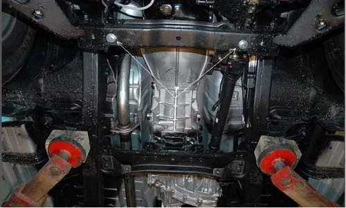 Mitsubishi Pajero Sport II, 2007- Váltó és differenciálmű védő lemez - SMP00.099