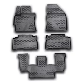   Toyota Verso 2009-2013 (7 személyes) Novline méretpontos gumiszőnyeg szett
