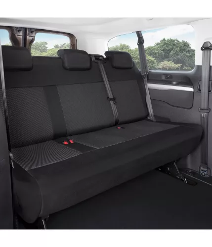Přesné autopotahy Peugeot Traveller 2016-2024 (zadní)