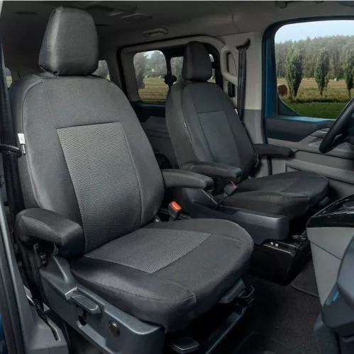 Pontos autóüléshuzatok VW Transporter T7 2024- (1+1)
