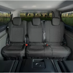   Pontos autóüléshuzatok Ford Tourneo Custom 2024- (1+2, 2. és 3. sor)