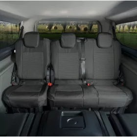   Pontos autóüléshuzatok VW Transporter T7 2024- (1+2, 2. és 3. sor)