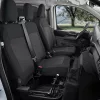 Přesné autopotahy Ford Transit Custom 2024- (dvojité sedadlo spolujezdce, bez stolku)