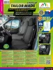 Přesné autopotahy Renault Master 2024- (řidič)