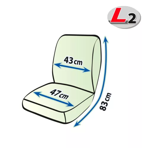 Védőhuzat kotrógép ülésére (L2)