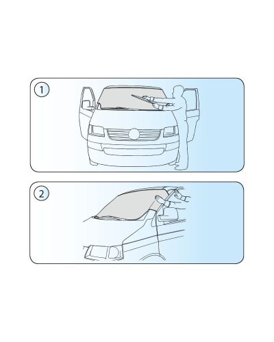Téli szélvédővédő Winter Van XXL