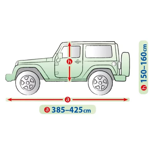 Védőponyva Mobile Garage autóhoz Mitsubishi Pajero 1991-2000 (Junior és Soft Top verzió)