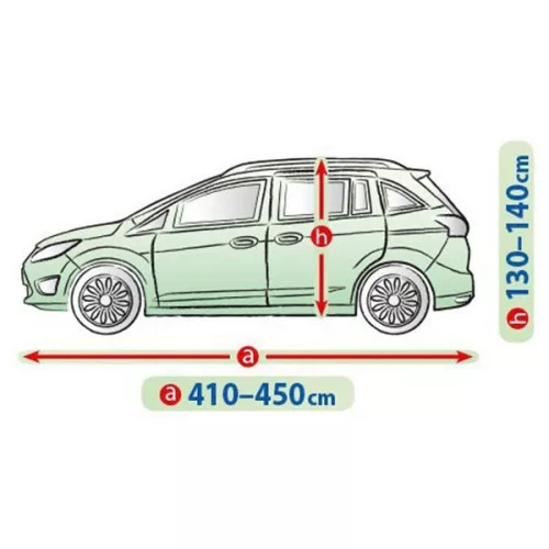 Ochranná plachta Mobile Garage na auto Peugeot Rifter 2018-