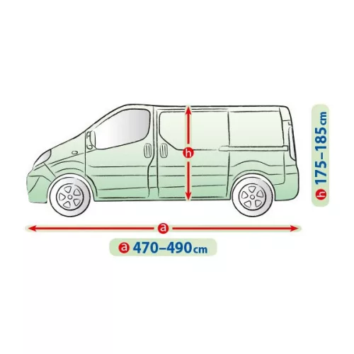 Autóponyva Mobile Garage van L480