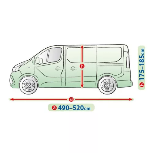 Autóponyva Mobile Garage van L500