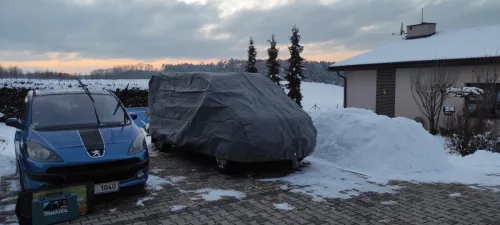 Autóponyva Mobile Garage van L500