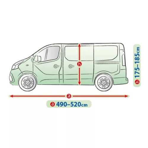 Toyota ProAce 2016- (hosszú változat) autótakaró ponyva