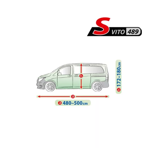 Védőponyva Mobile Garage S Mercedes Vito / Viano / V-Class autóra