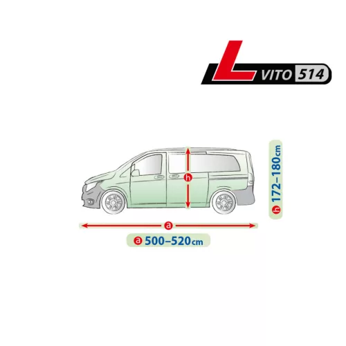 Védőponyva Mobile Garage L autóhoz Mercedes Vito / Viano / V-Class