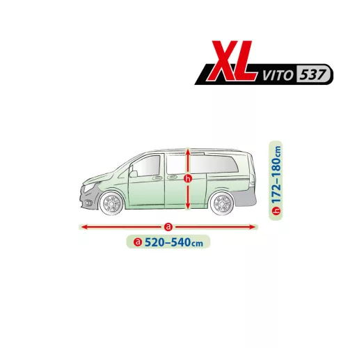 Védőponyva Mobile Garage XL autóra Mercedes Vito / Viano / V-Class