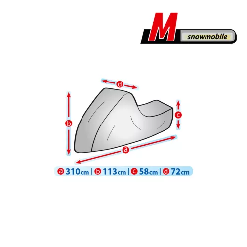 Védőponyva hómobilra M