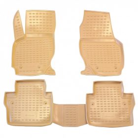   Volvo V70 2007-2016 (bézs) Novline méretpontos gumiszőnyeg szett