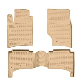   VW Touareg 2002-2010 (bézs) Novline méretpontos gumiszőnyeg szett