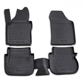   VW Caddy 2004-2020 (5 személyes, 1x tolóajtó) Novline méretpontos gumiszőnyeg szett