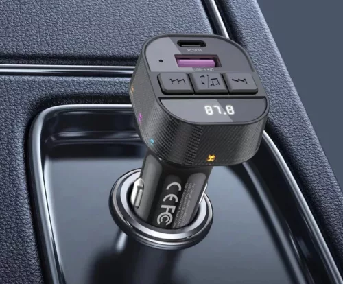 C51 Bluetooth kihangosító 5.3+RGB - FM/Transmitter PD 30W - 12/24V
