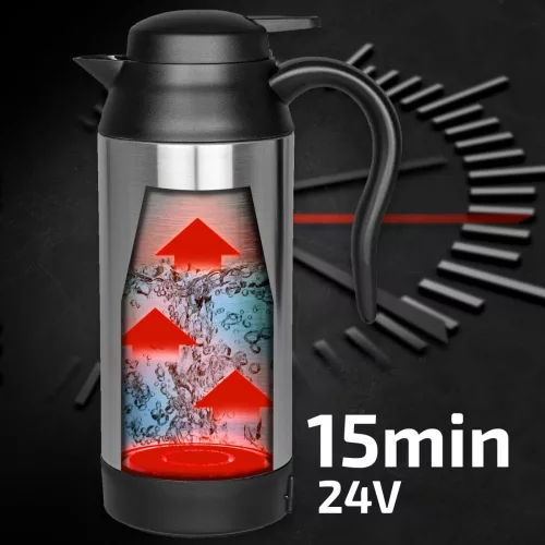 Autós vízforraló (24V, 0,75l)