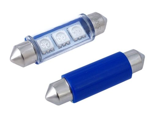 LED Szofita kék SMD-10X41-3SMD 5050 24V CM58371
