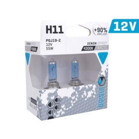   VISION arktikus fehér izzók H11 12V 55W PGJ19-2 U E4 +90%, 2 db., 58861