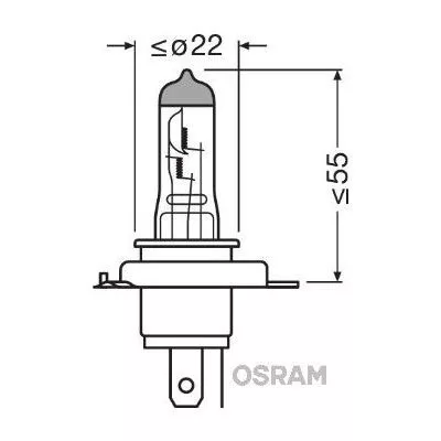 Autožárovky H4, 12V, 60/55W, Night Breaker Silver (2ks)
