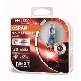 Autóizzók H4, 12V, 60/55W, Night Breaker Laser (2 db)