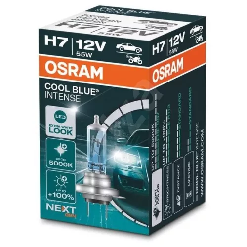 Autóizzó H7, 12V, 55W, PX26d, Cool Blue Intense Next Generation (1db)