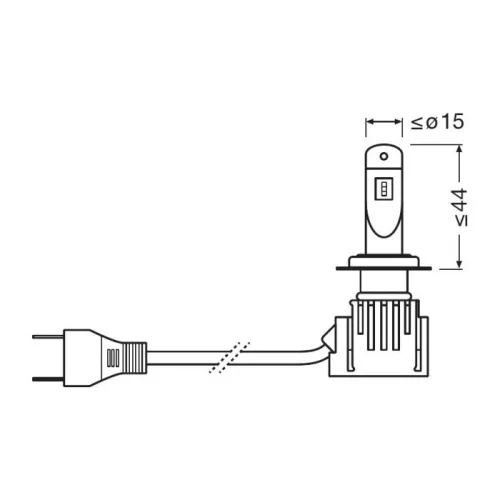 LED autóizzó készlet H7, 12V, 16W, PX26d, Night Breaker LED (2db)