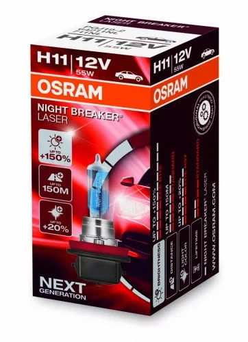 Autóizzó H11 55W PGJ19-2 Night Breaker Laser