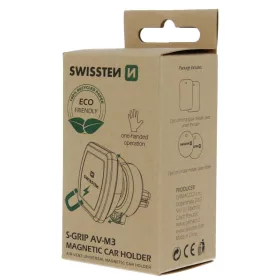   Swissten S-Grip AV-M3 ECO mágneses autós tartó szellőzőrácsra